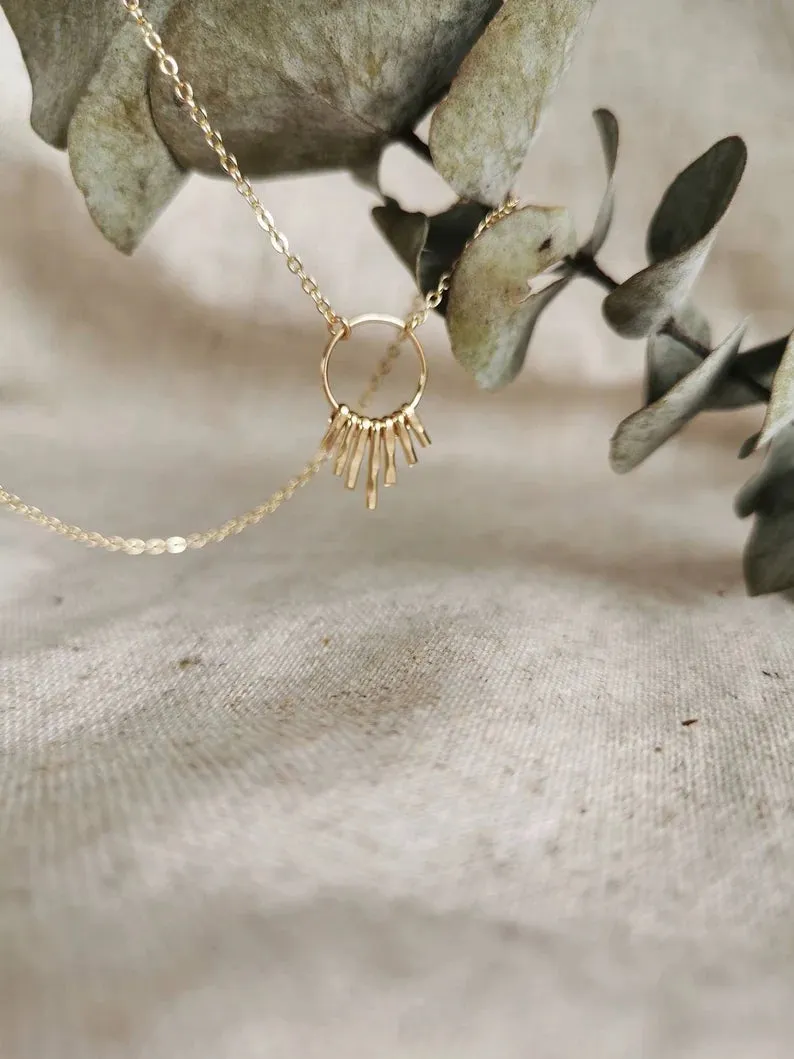 INTA - Sunray Fringe Necklace sold by Cokluch