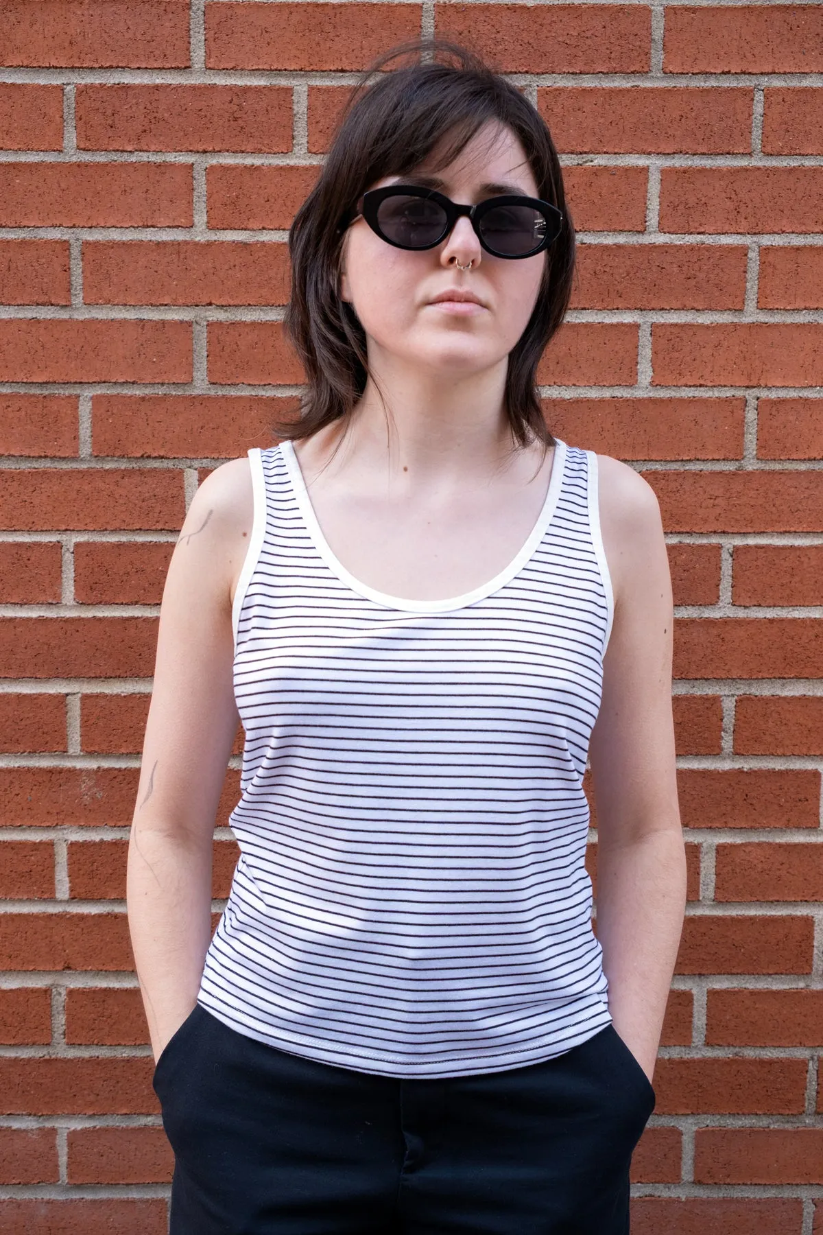 NEHA Cami - Black Striped sold by Cokluch