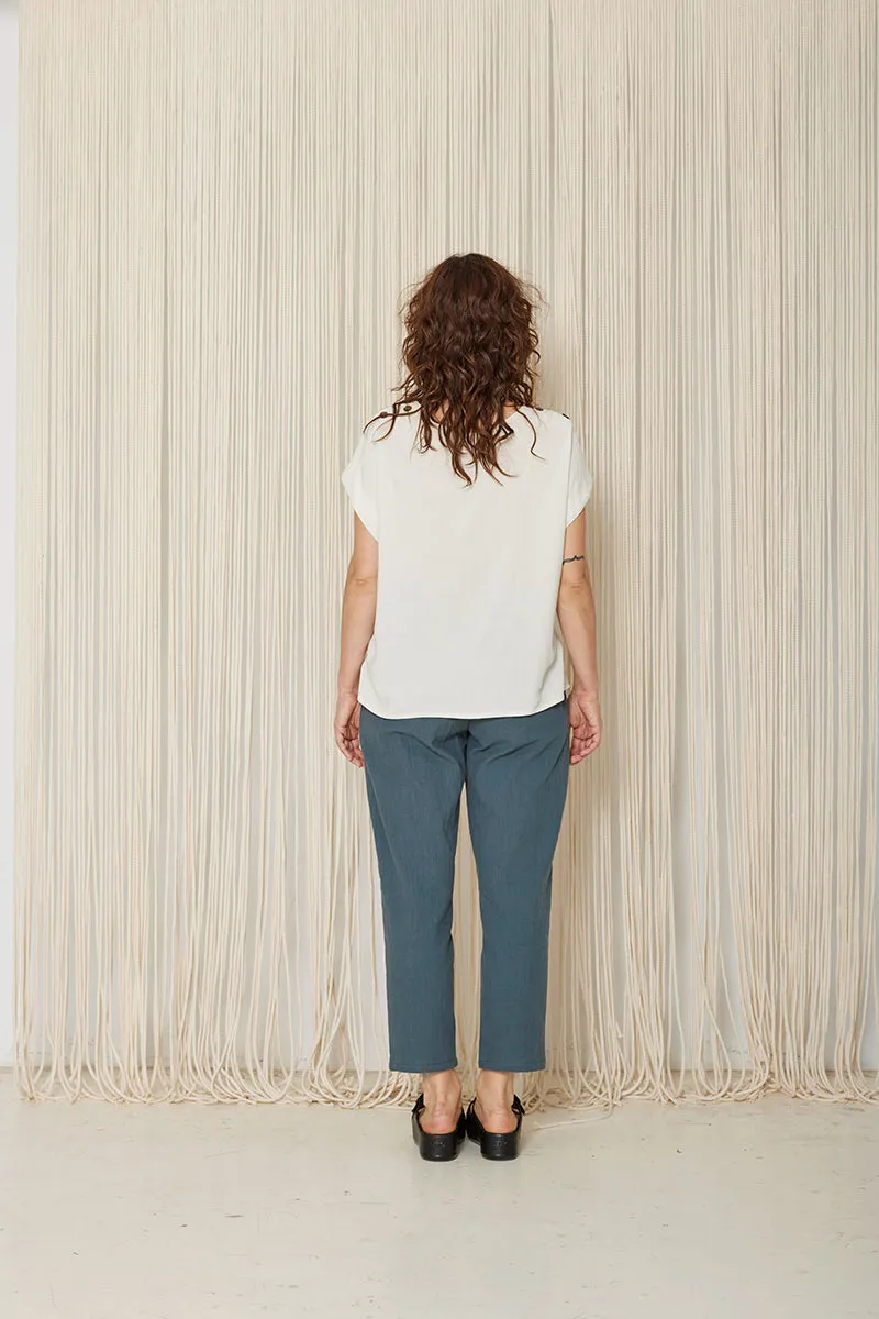 YASMINA Pants - Steel sold by Cokluch product image thumbnail 3