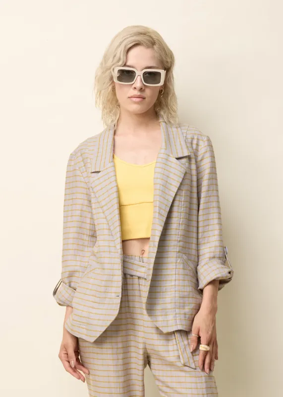 JENNIFER Jacket - Fog Utopia sold by Cokluch