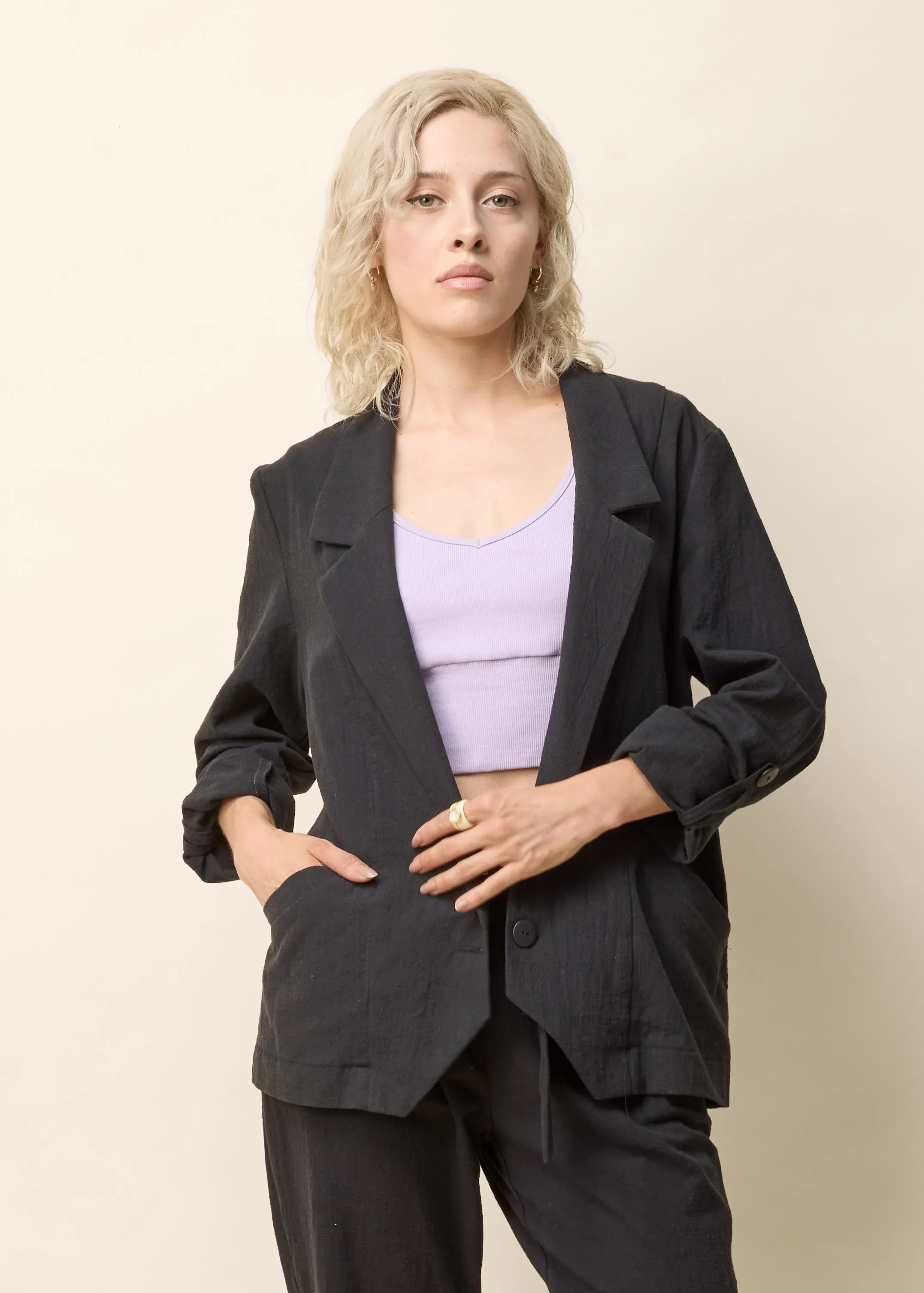 JENNIFER Black Jacket sold by Cokluch