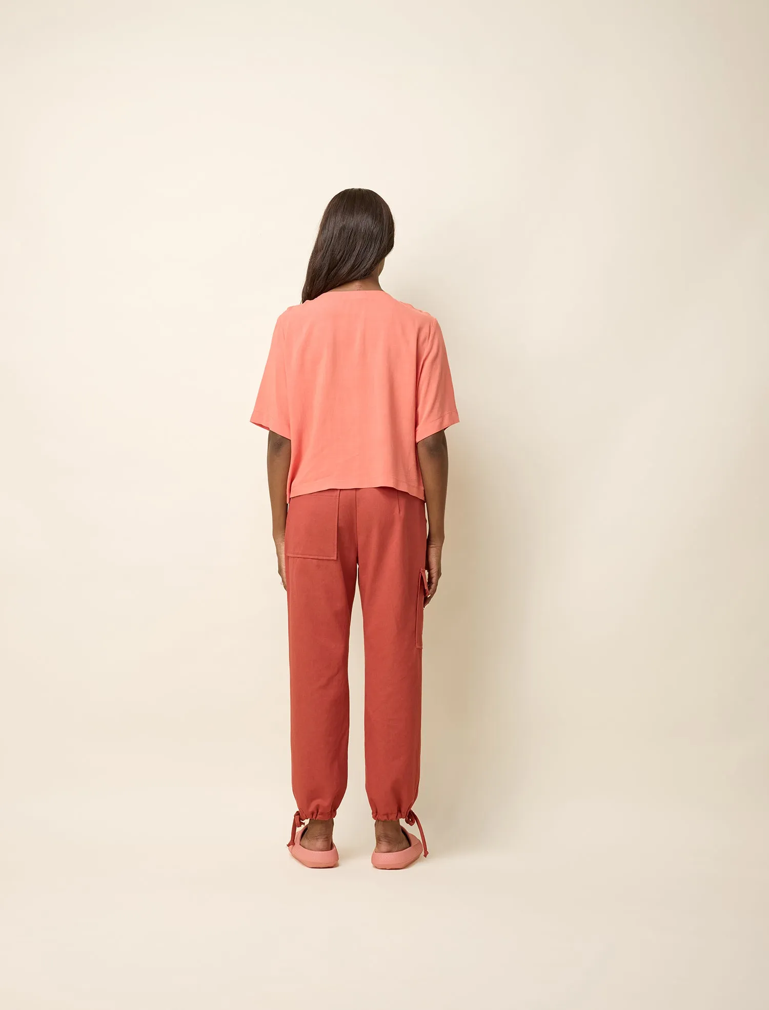 VEE Top - Papaya sold by Cokluch product image thumbnail 3
