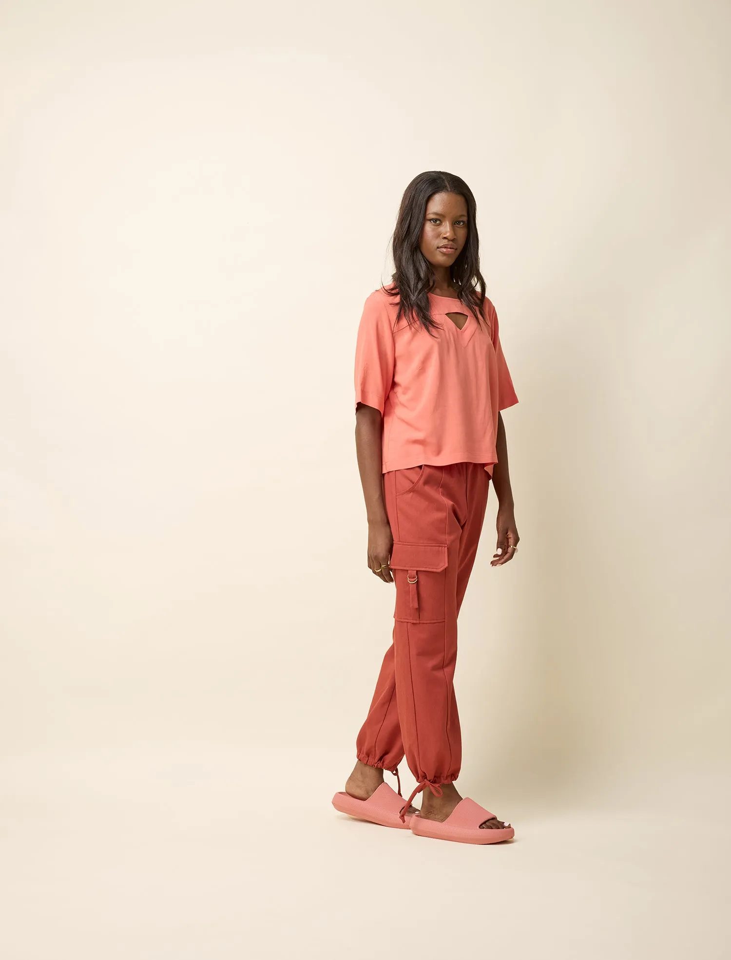 VEE Top - Papaya sold by Cokluch product image thumbnail 2