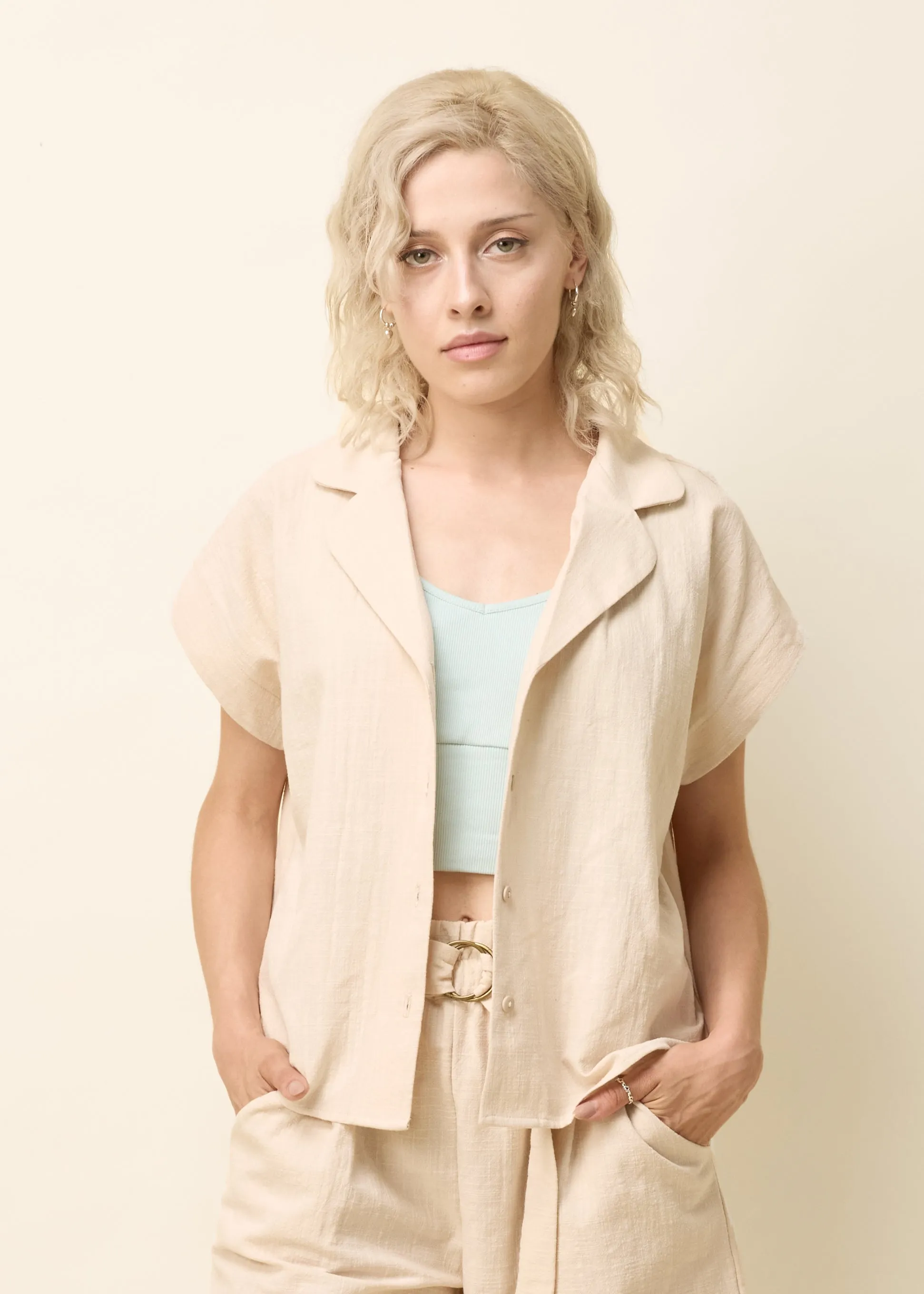 PHEBE Shirt - Natural sold by Cokluch