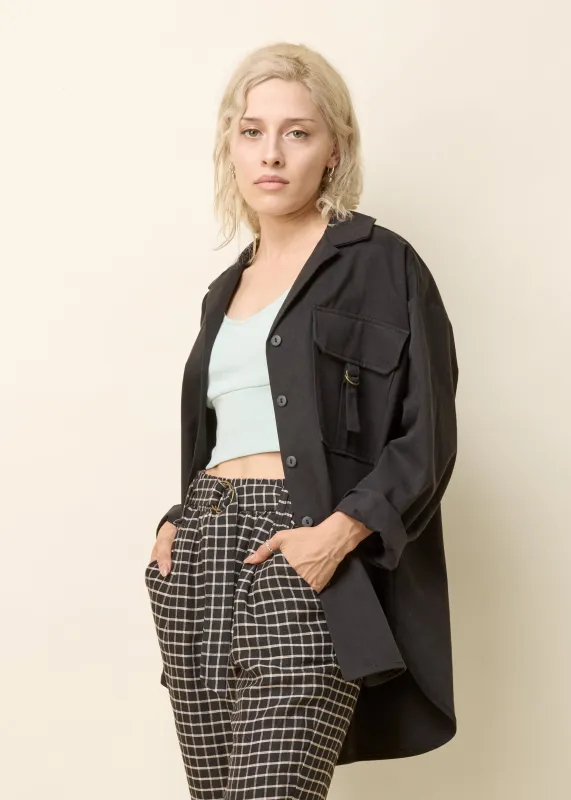 IRYNA Shirt - Black made by Cokluch