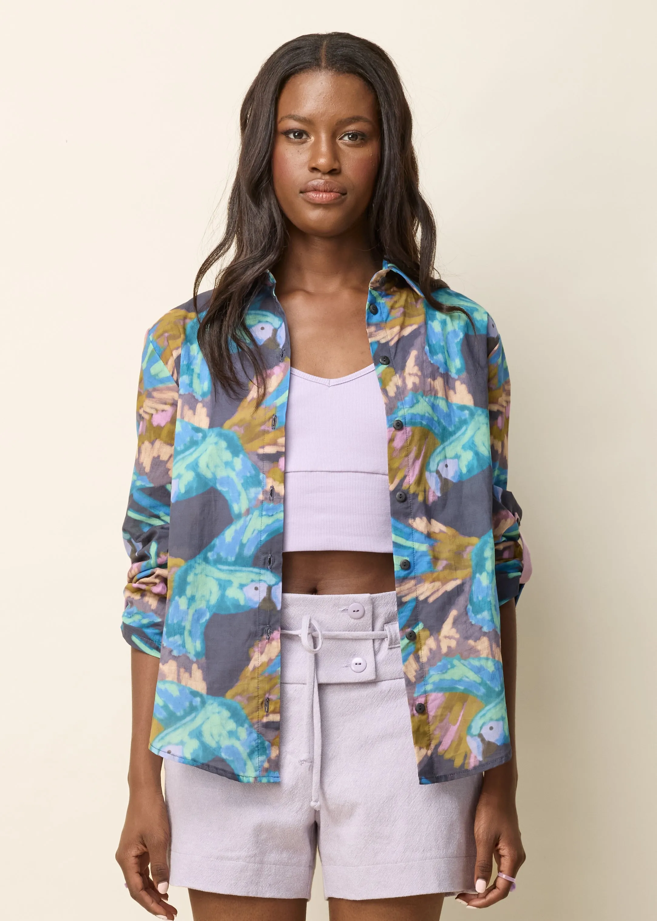 CHILA Shirt - Blue Ara sold by Cokluch