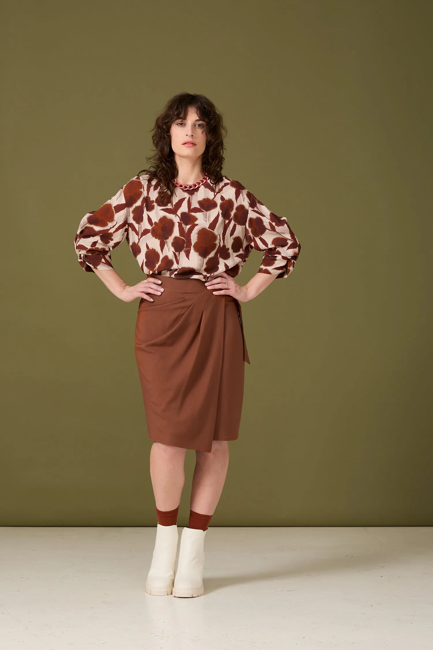 ELLI Blouse - Horta Spice sold by Cokluch product image thumbnail 2