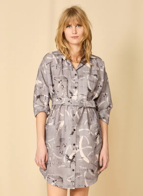 LANDING Dress - Brush Zinc made by Cokluch