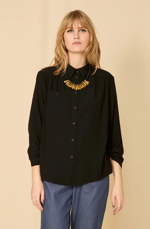 THE CROWN Shirt - Black made by Cokluch