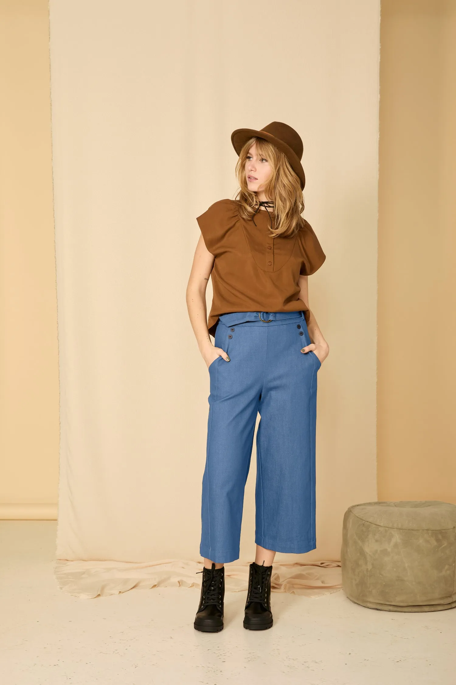 Pantalon UMBRELLA GIRL - Denim sold by Cokluch product image thumbnail 2