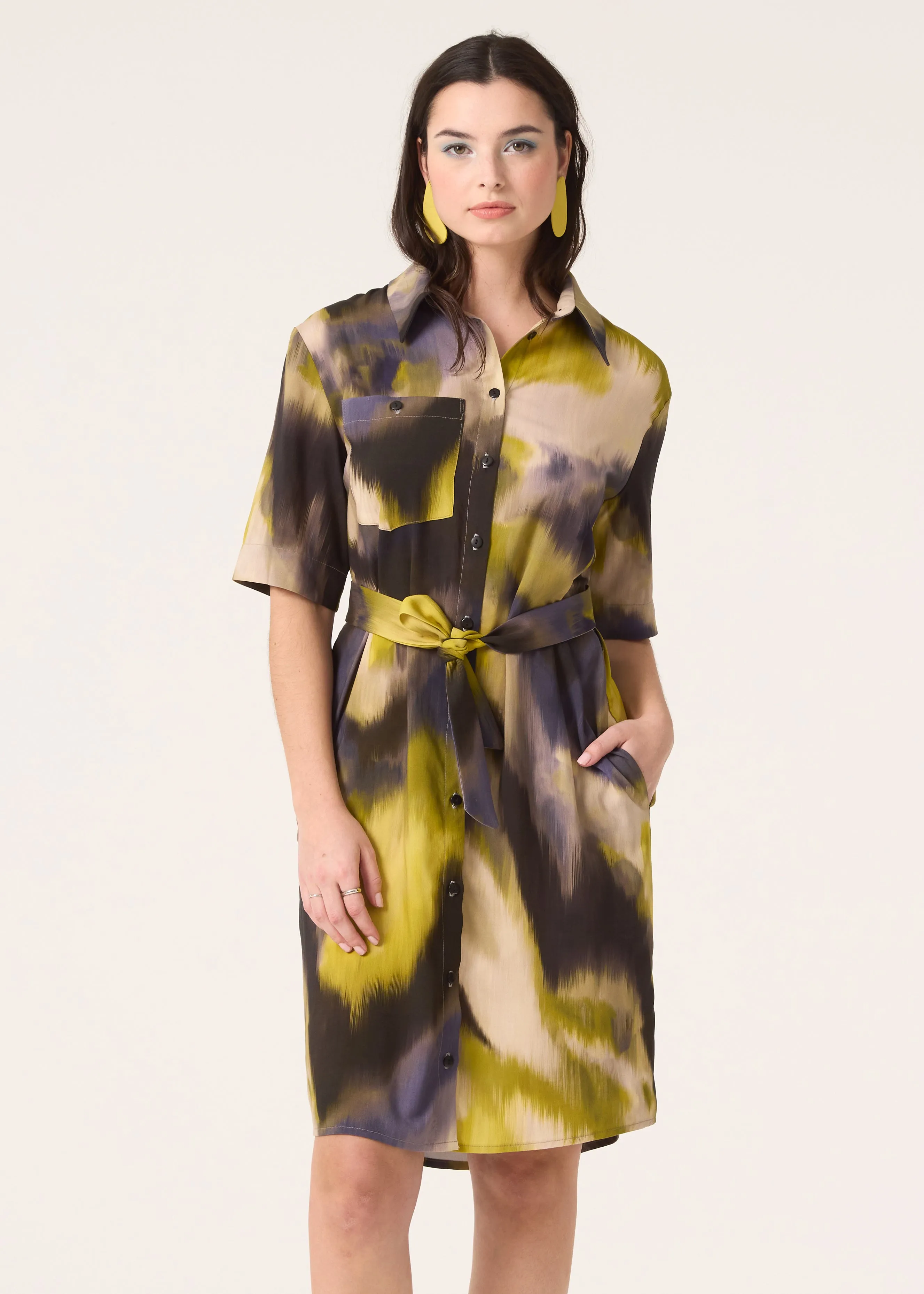 MYRIADE Shirt dress - Vertigo sold by Cokluch