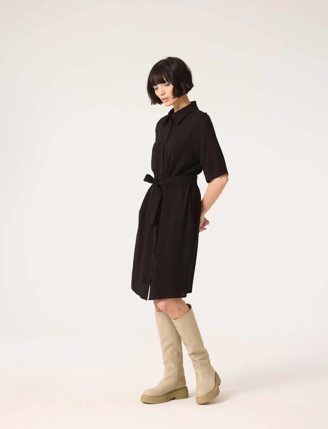 MYRIADE Shirt dress - Black sold by Cokluch product image thumbnail 2