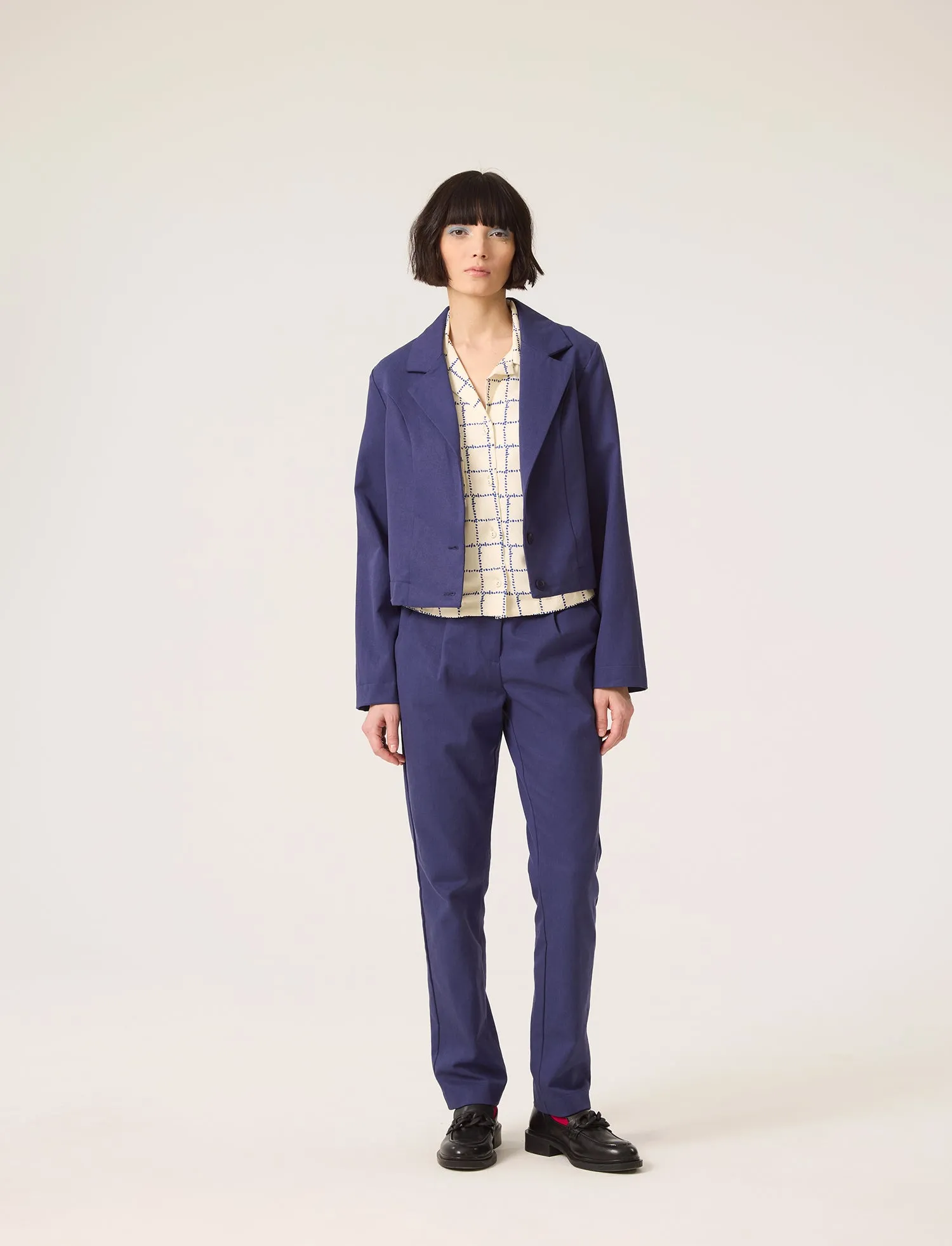 RITUAL Shirt - Cream Plaid sold by Cokluch product image thumbnail 4