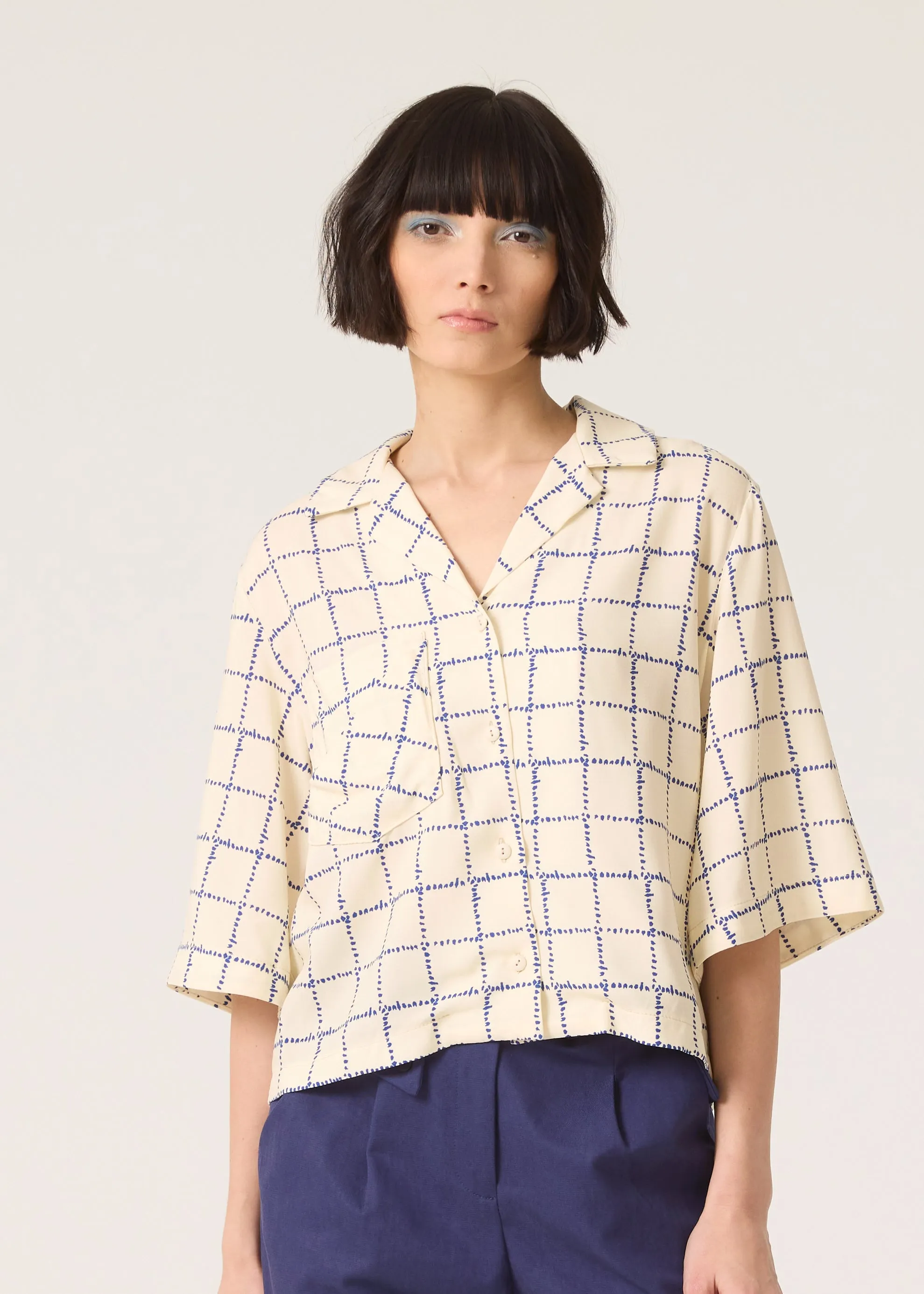 RITUAL Shirt - Cream Plaid sold by Cokluch