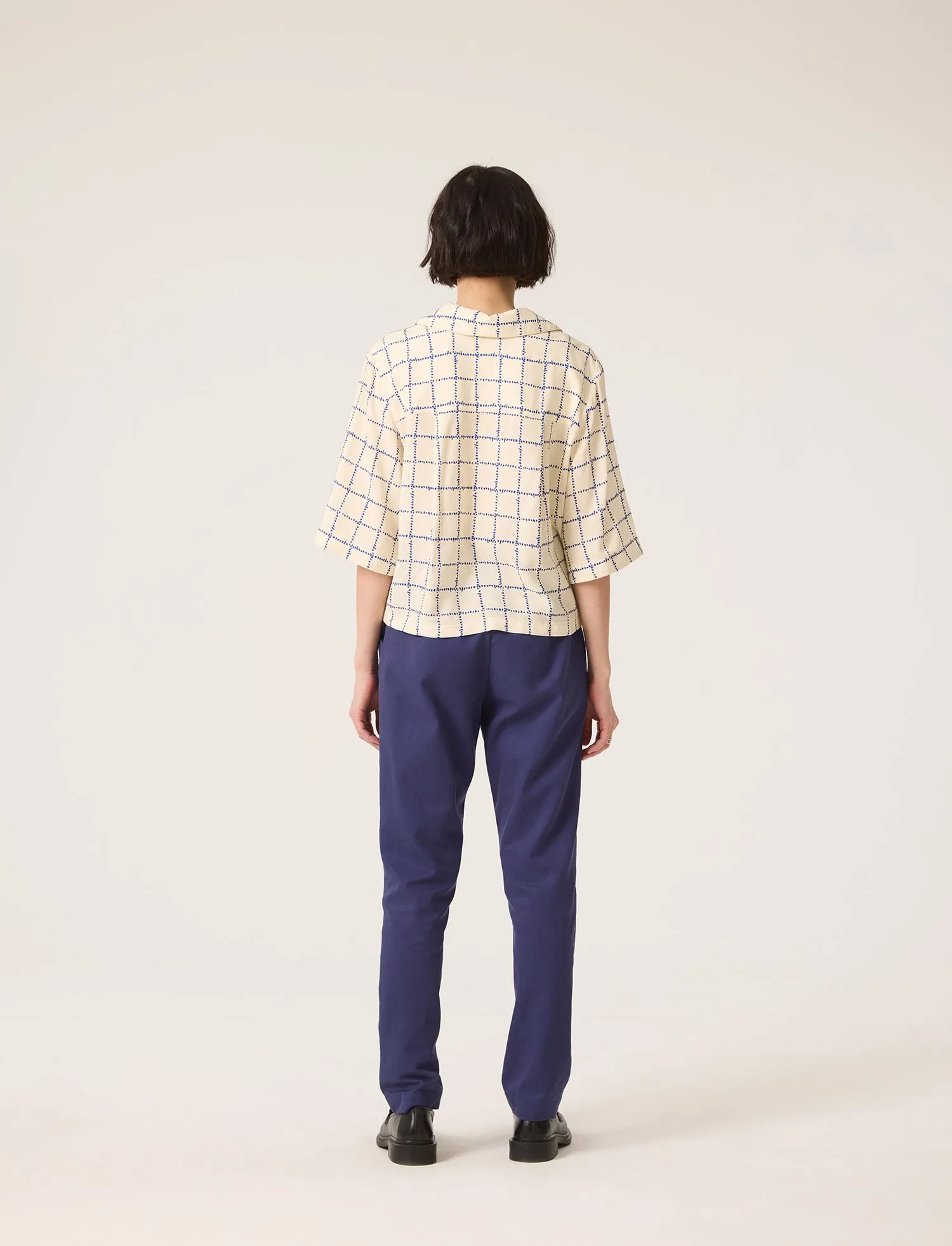 RITUAL Shirt - Cream Plaid sold by Cokluch product image thumbnail 3
