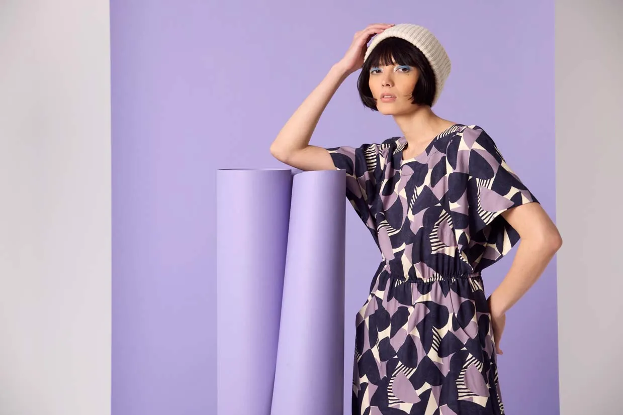 GEMMA Dress Half Moon Lilac sold by Cokluch product image thumbnail 4