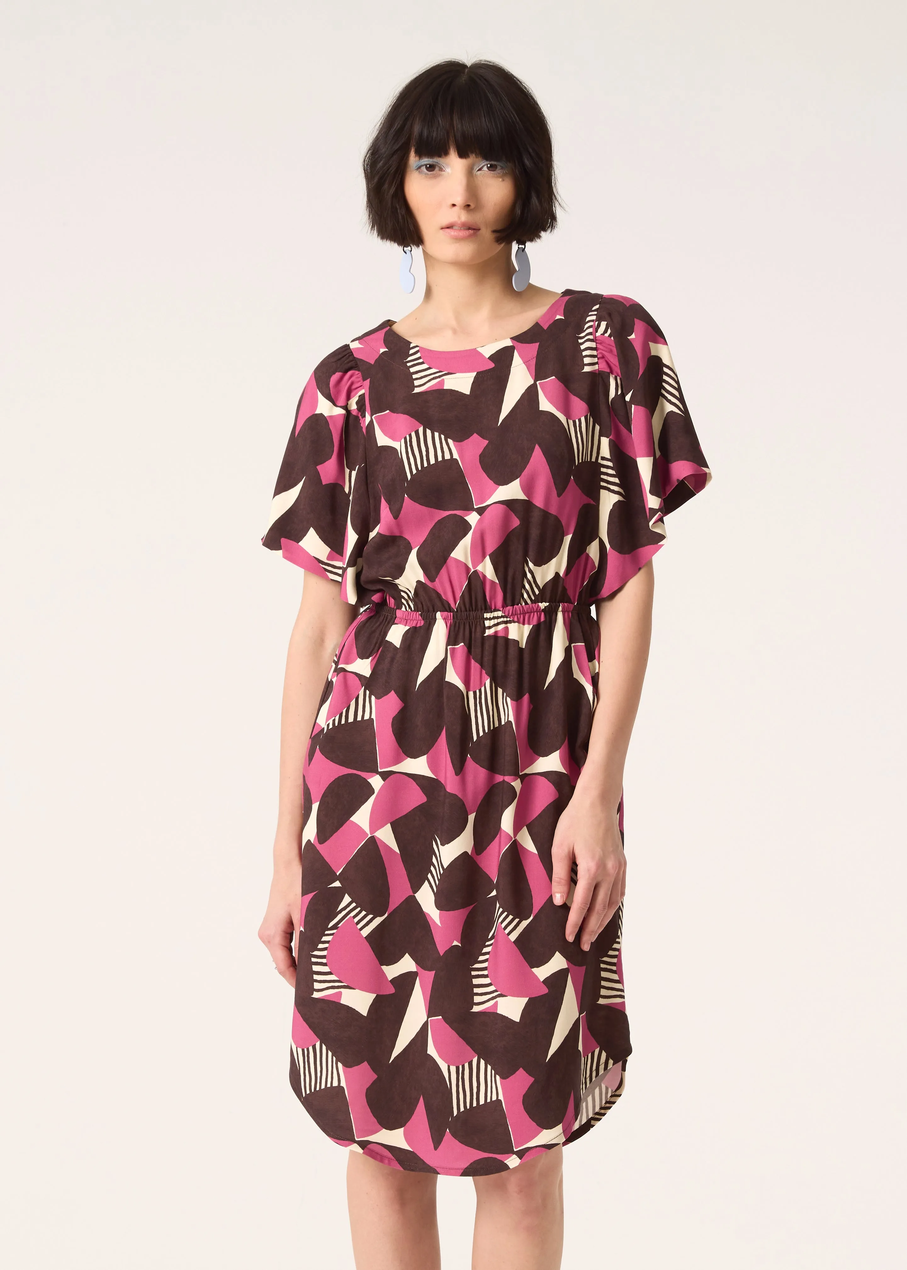 GEMMA Dress - Half Moon Berry sold by Cokluch