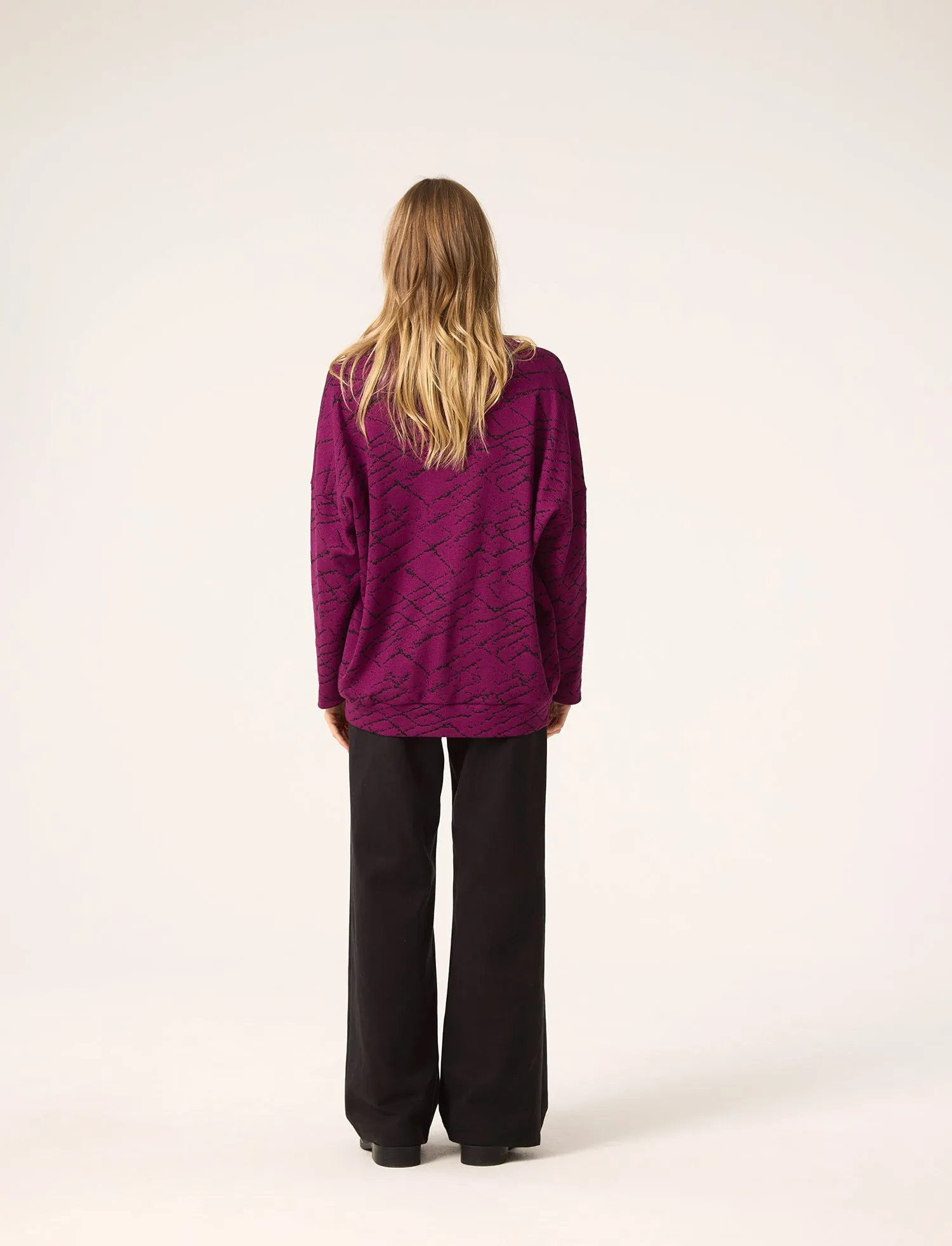 WOODLAND Cardigan - Magenta sold by Cokluch product image thumbnail 3