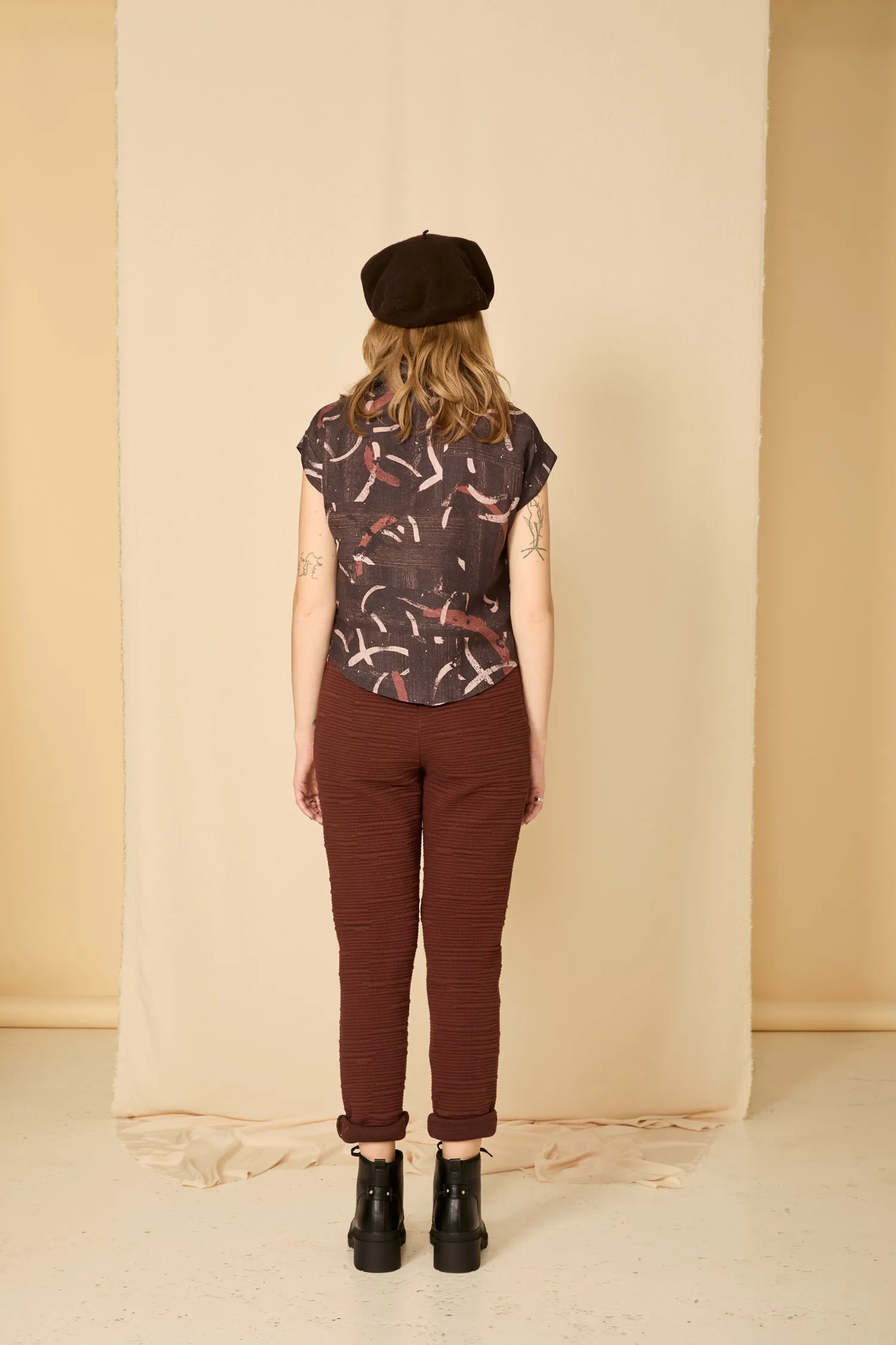 LA VIE Blouse - Brush Cassis sold by Cokluch product image thumbnail 3