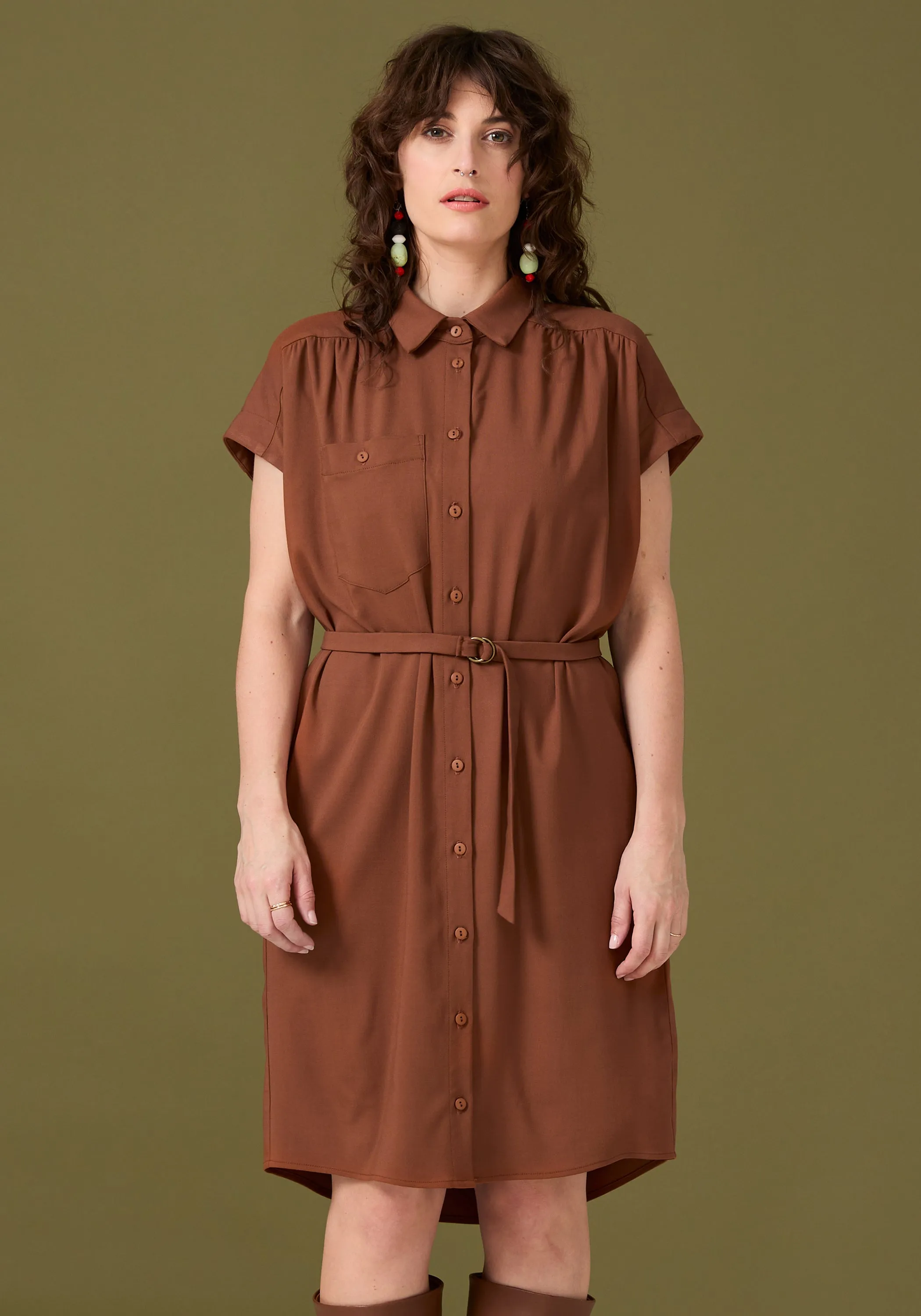 OLIVIA Dress - Sequoia sold by Cokluch