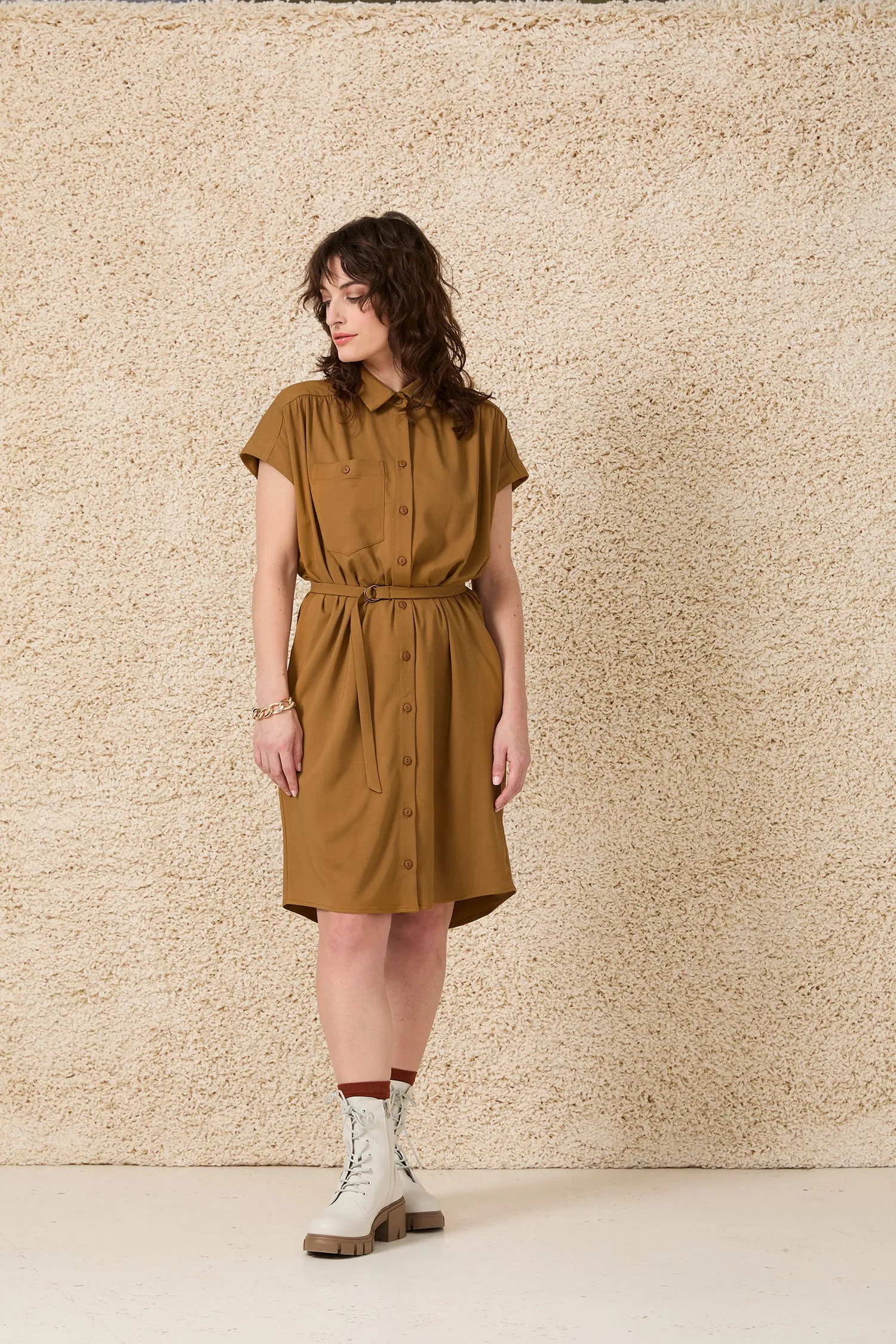 OLIVIA Dress - Cumin sold by Cokluch product image thumbnail 2