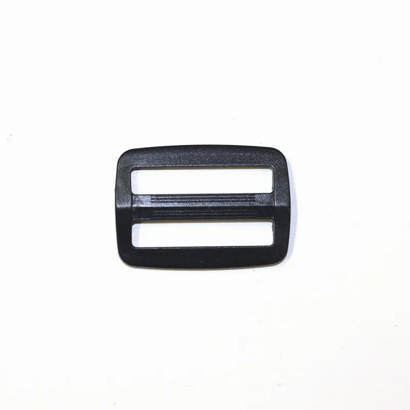 1 1/2 inch black plastic flat buckle made by Cokluch
