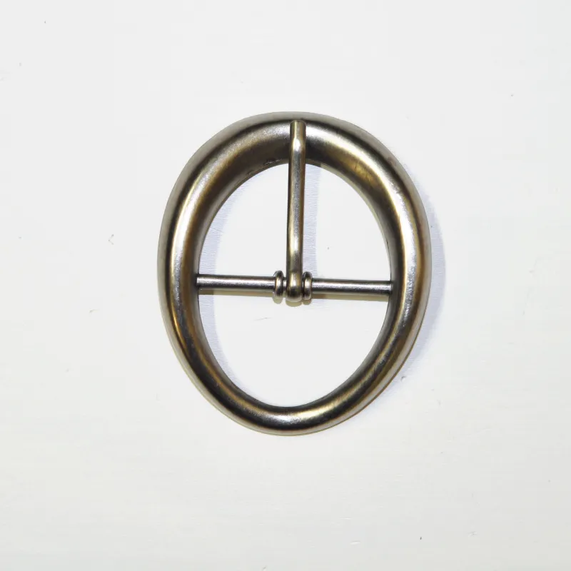 Oval belt buckle made by Cokluch