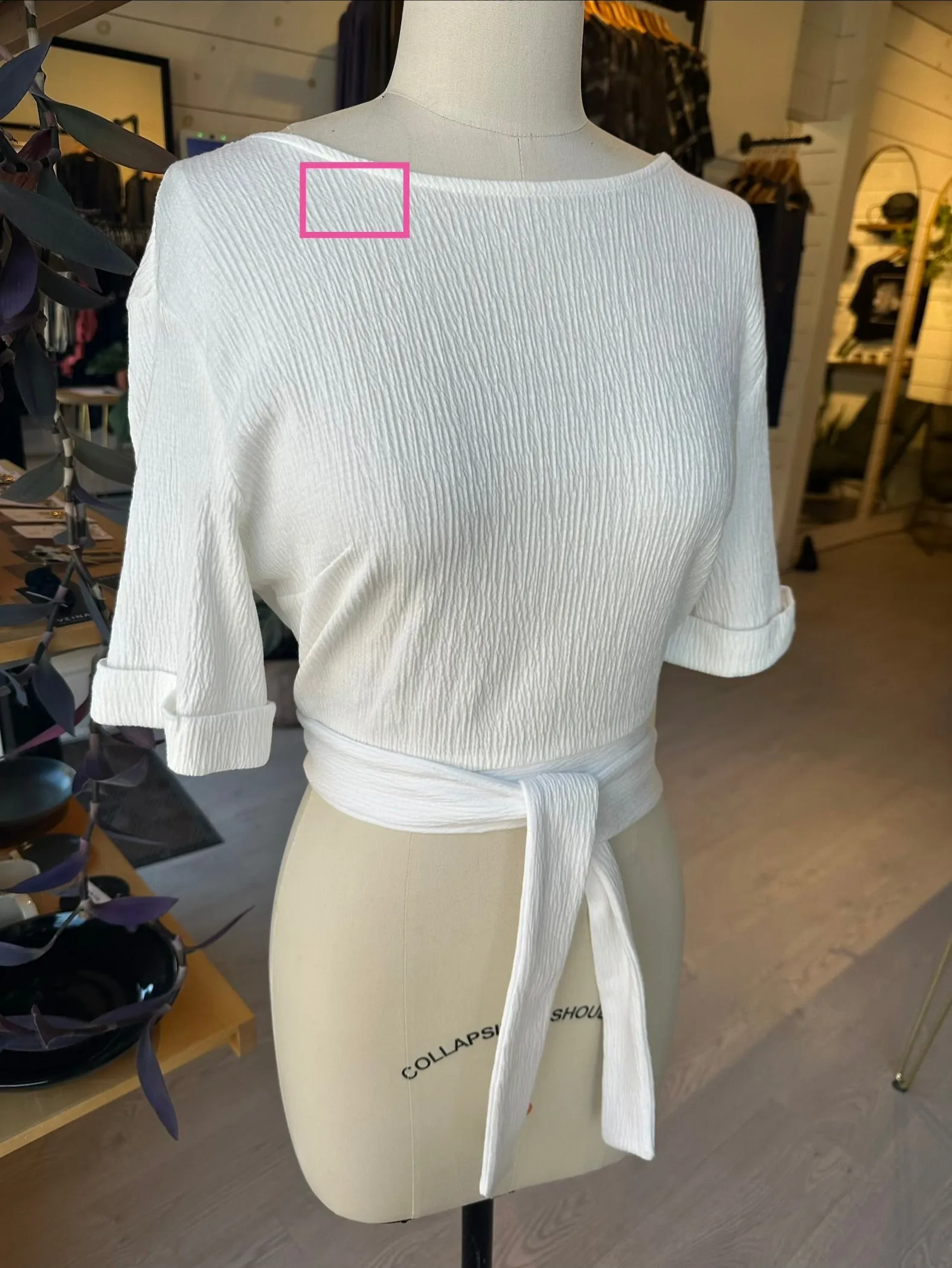 JESS Top - Off White (Imperfect) sold by Cokluch product image thumbnail 4