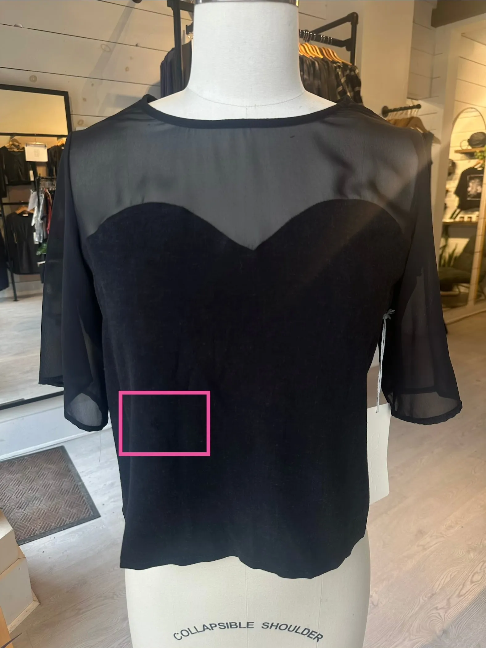 LOVE Top - Black (Imperfect) sold by Cokluch product image thumbnail 2