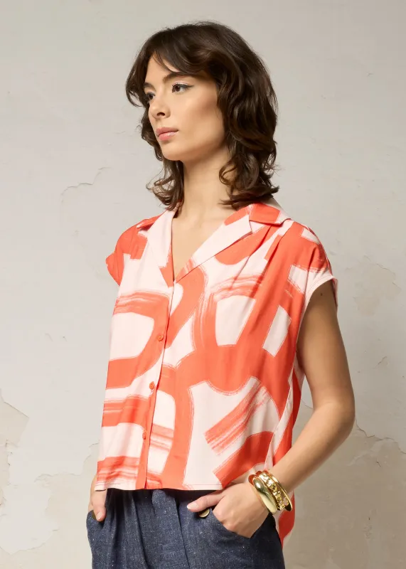 HÉMÉRA Shirt - Red Shodo made by Cokluch