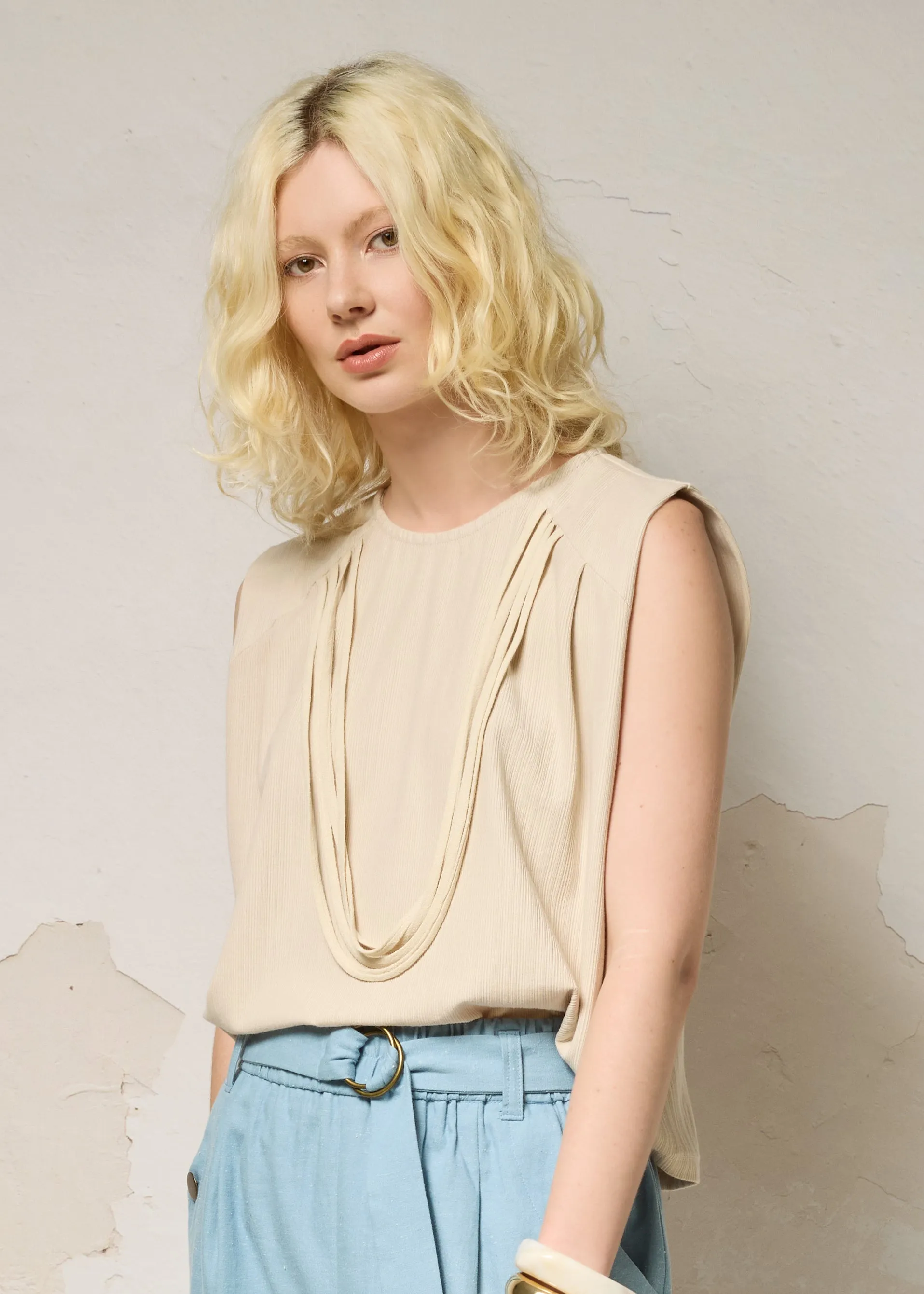 PATH Top - Sand (Imperfect) sold by Cokluch