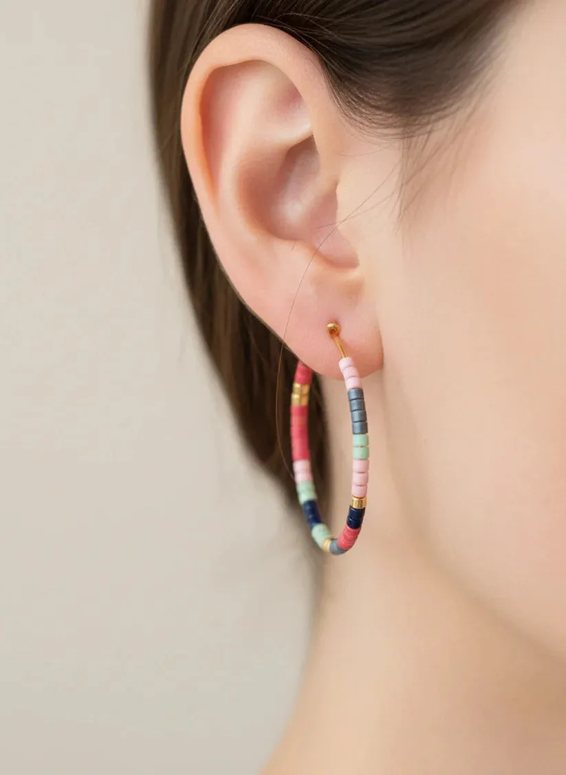 Tropical Hoop Earrings sold by Cokluch product image thumbnail 2