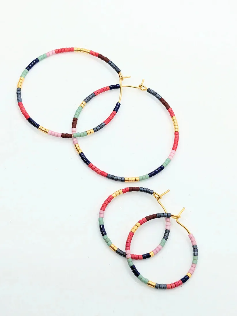 Tropical Hoop Earrings sold by Cokluch product image thumbnail 4