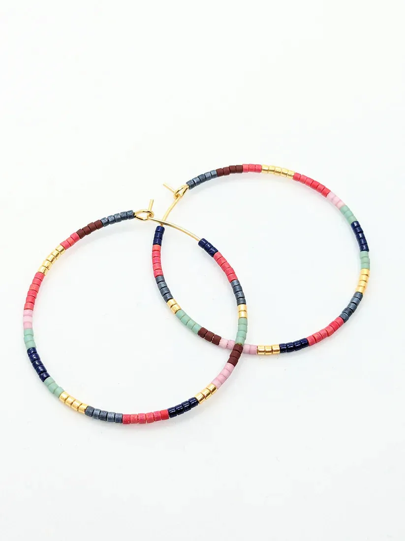 Tropical Hoop Earrings sold by Cokluch product image thumbnail 3