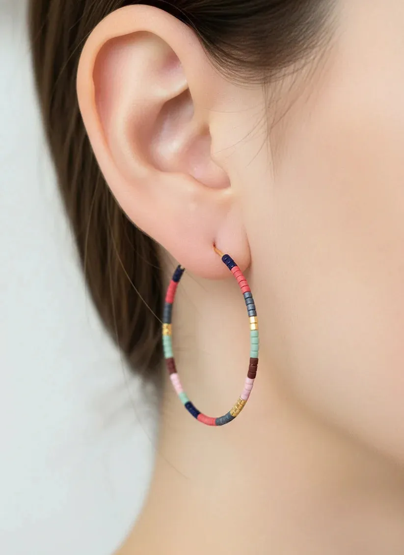 Tropical Hoop Earrings sold by Cokluch product image thumbnail 5