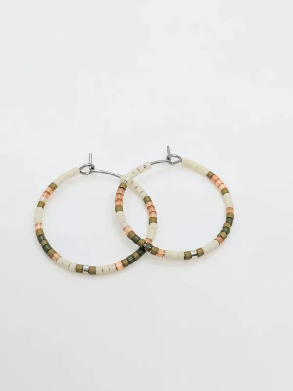 DUNE Hoop Earrings made by Cokluch