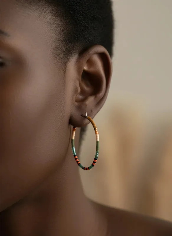Hoop earrings - AMAZONE made by Cokluch
