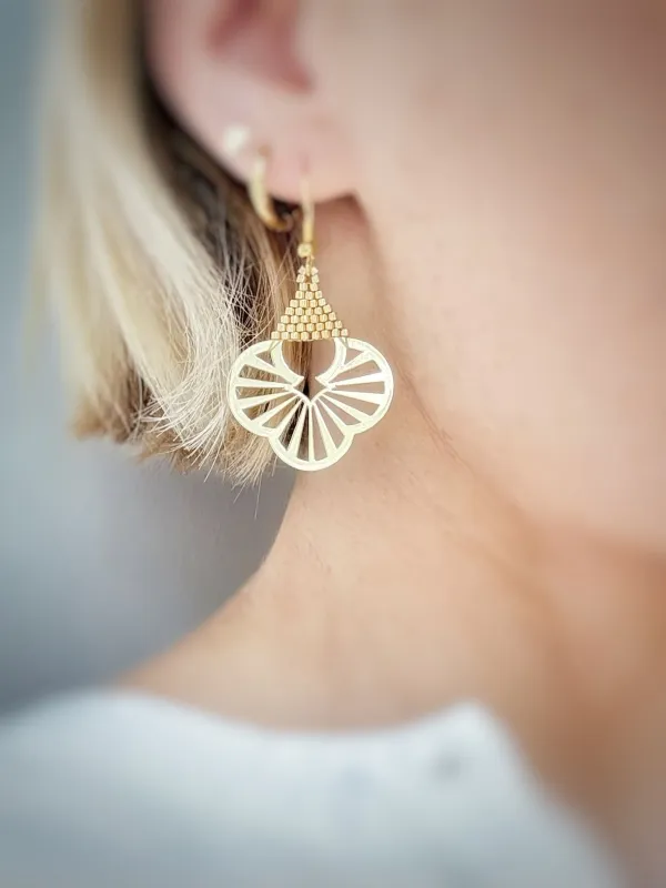 MIYUKI 1 - Earrings made by Cokluch