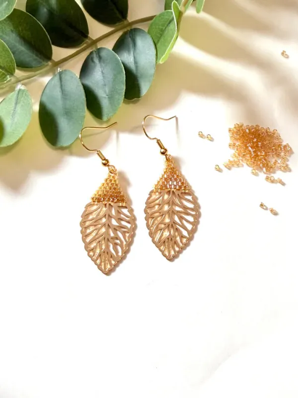 MIYUKI 3 - Earrings made by Cokluch