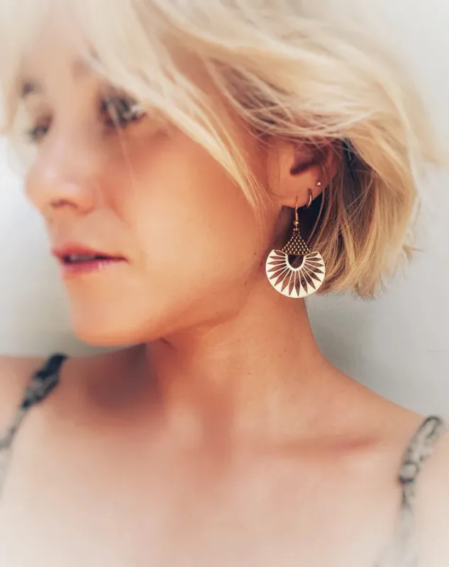 MIYUKI 4 - Earrings made by Cokluch