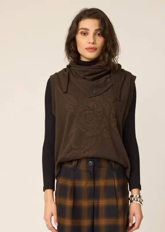CLÉO Top - Brown made by Cokluch