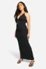 Plus Textured Tie Cami Top & Wrap Maxi Skirt Co Ord sold by Boohoo