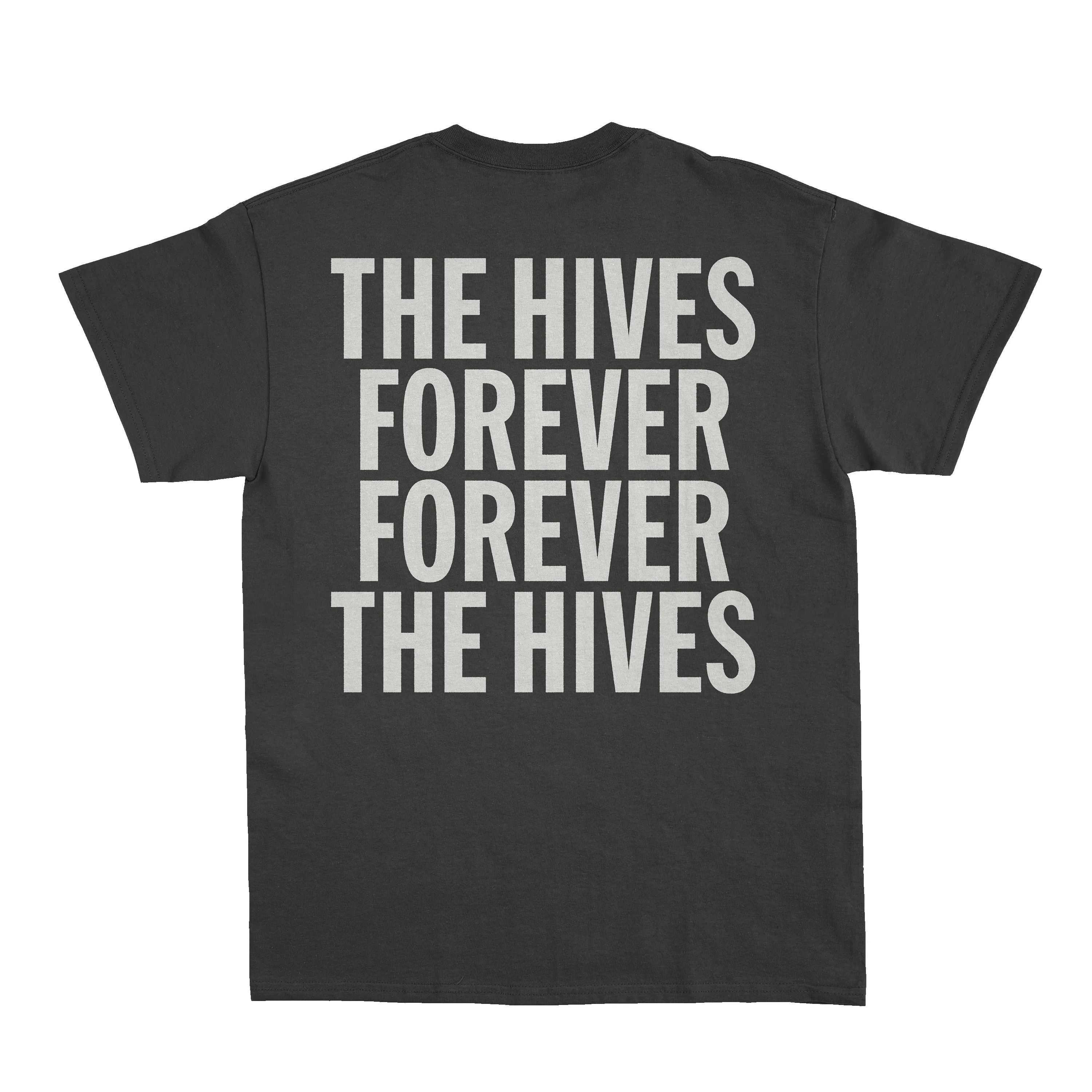 The Hives Forever, Forever The Hives Rasterized Black T-Shirt sold by The Hives product image thumbnail 2
