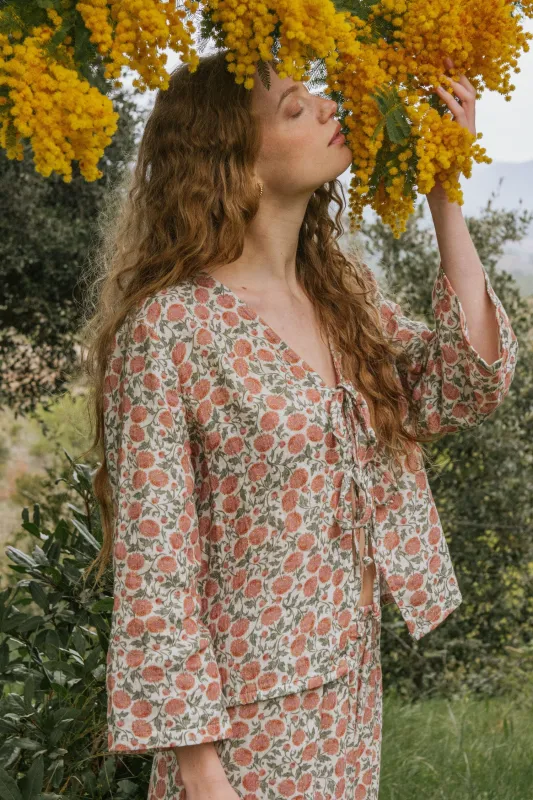ELENA SHIRT // VINTAGE FLORAL made by La comet