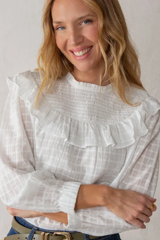 CAROLINA SHIRT // WHITE made by La comet