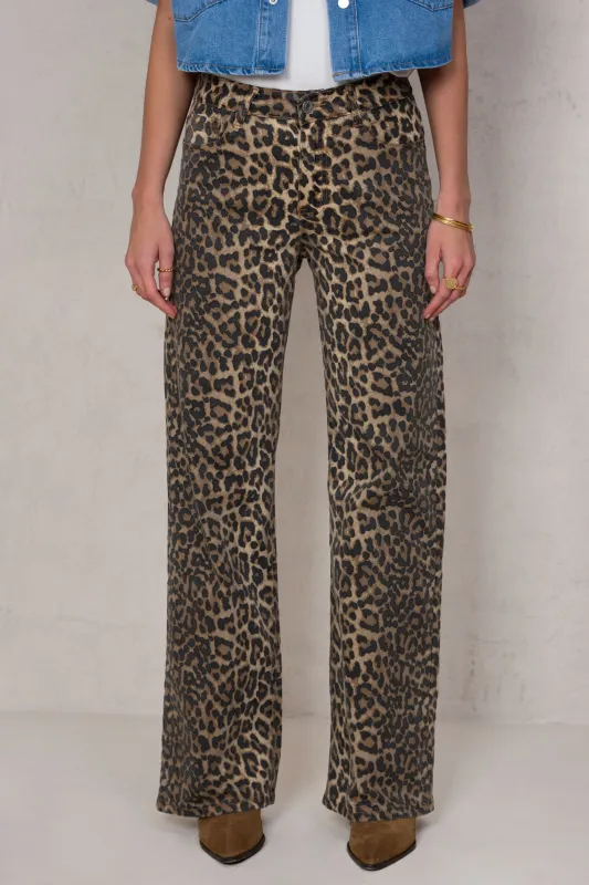 SIENA PANTS // LEOPARD made by La comet