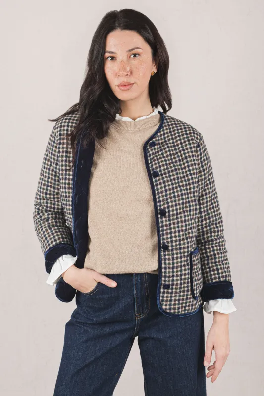 DANIELA JACKET // BLUE PLAID made by La comet