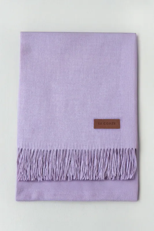 CASHMERE SCARF // LILAC made by La comet