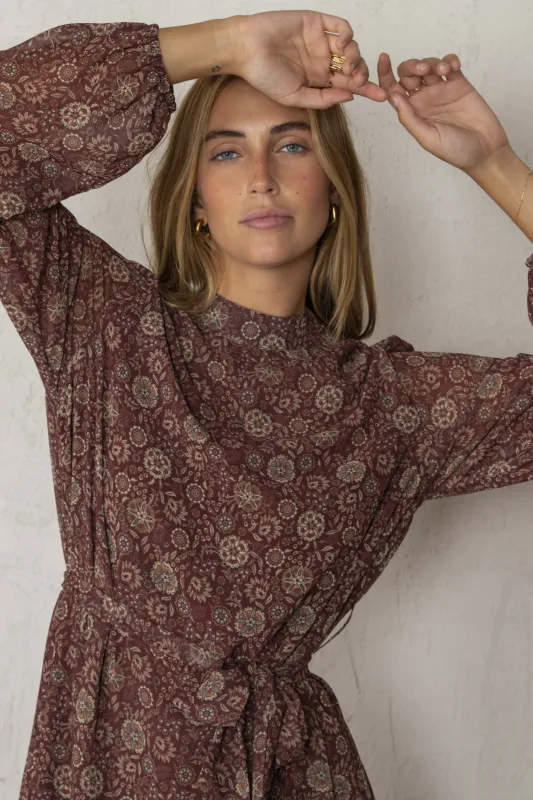 BETTINA DRESS // GARNET made by La comet