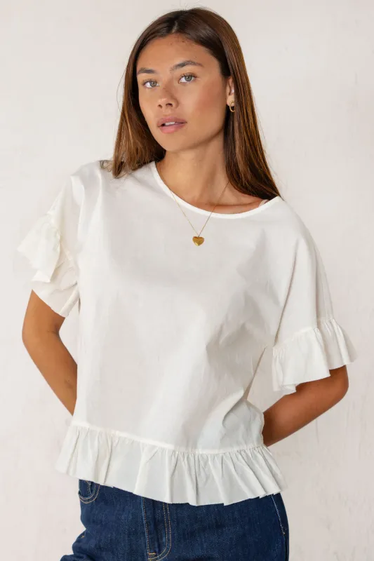 OLIVIA SHIRT // ECRU made by La comet